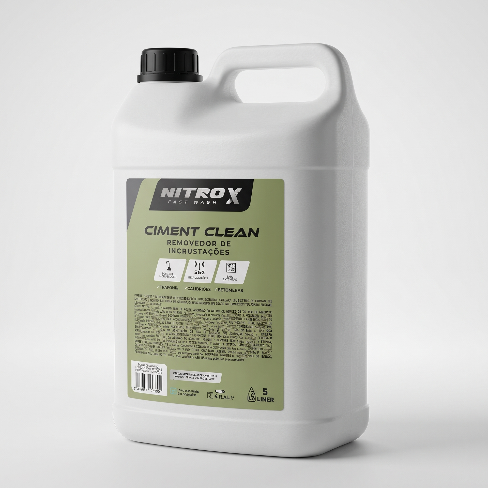 Ciment Clean 5L — perfil lateral