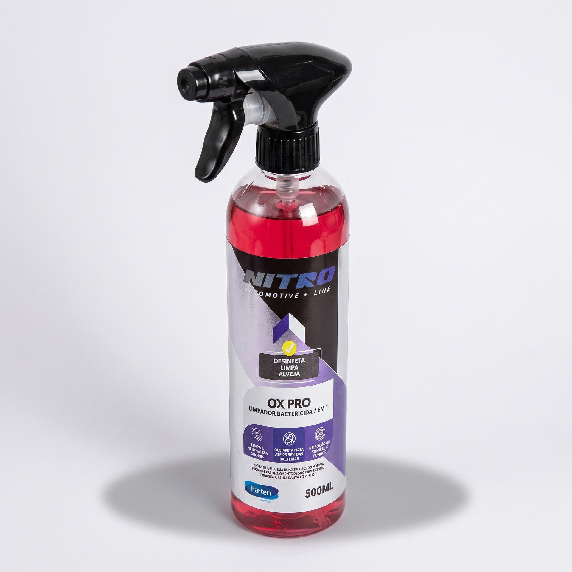 Rubber Pro 500ml — perfil lateral